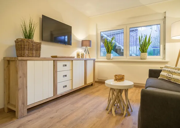 아파트 Strandfliederhaus 노르데메이